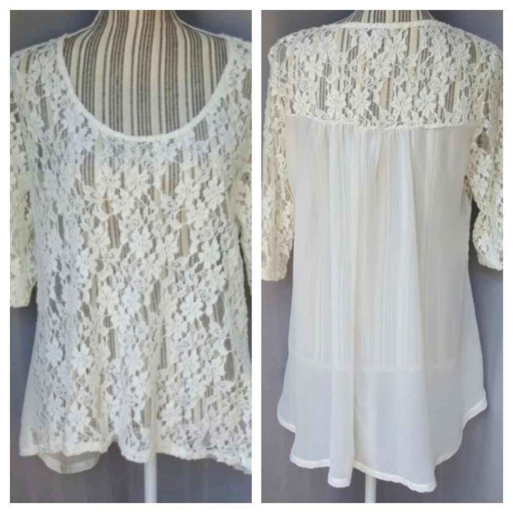 Cover Charge lace blouse
